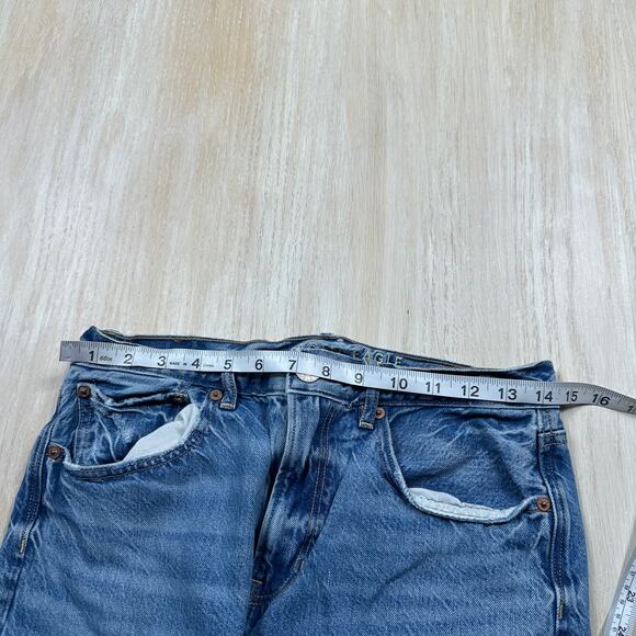 American Eagle 90s Boyfriend Distressed Ripped Casual Everyday Denim Jeans 2 - Picture 6 of 15